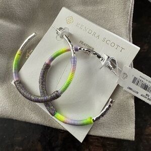 Kendra Scott Masie Hoop Earrings new